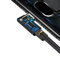 Кабель Avantis AC-47m L-Shape USB – Micro- чорний - мініатюра 2