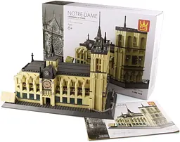 Конструктор Архітектура Wange 3D Собор Паризької Богоматері Notre Dame de Paris 5210 для дітей та дорослих 3Д 1382 деталі - мініатюра 6