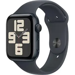 Apple Watch SE 2 2024 GPS 44mm Midnight Aluminium Case with Midnight Sport Band M/L MXEK3 - мініатюра 2