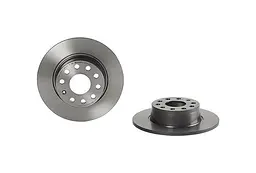 Диск гальмівний невентильований Seat Leon III, Ateca, Skoda Karoq 12-25р Brembo (08.D425.11) - мініатюра 2