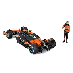 Автомодель з фігуркою Bburago McLaren MCL38, 1:24 в асортименті (18-28040) - мініатюра 4