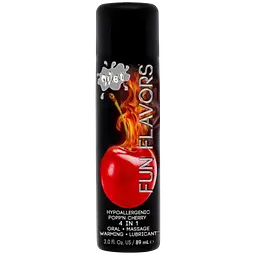 Розігріваючий їстівний лубрикант 4 в 1 Wet Fun Flavors Вишня 89 мл