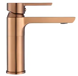 Змішувач для умивальника Rea Argus низький brushed copper REA-B3005 - мініатюра 2