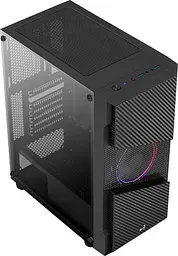 Корпус Aerocool Menace Saturn FRGB Black (MENACE FRGB-G-BK-V1) Без БП Б/в - мініатюра 2