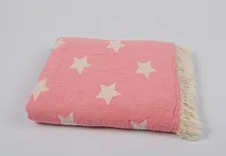 Плед-накидка Barine - Stars Throw pembe розовый 130*170