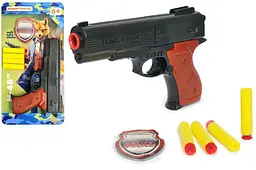 Іграшковий пістолет стріляє м'якими патронами Smith&Wesson M45 928 Golden Gun