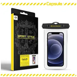 Чохол до мобільного телефона Armorstandart Capsule, водонепроникний, чорний (ARM59233) - мініатюра 7