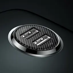 Автомобільний зарядний пристрій Baseus Grain Pro 4.8A 2 USB (CCALLP-01) - мініатюра 9