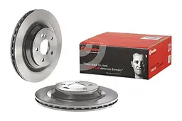 Диск гальмівний задній вентильований Mercedes S-class, Sl 01-13р Brembo (09.A818.11) - мініатюра 2