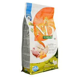Сухий беззерновий корм для дорослих собак малих порід Farmina N&D Grain Free Pumpkin Dog Duck&Cantaloupe Adult Mini, гарбуз, качка та диня, 2 кг - мініатюра 2