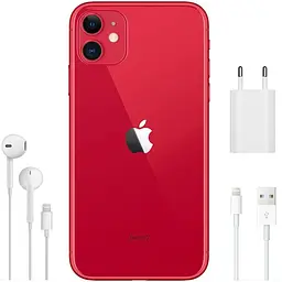 Смартфон iPhone 11 128GB Product Model A2221 Grade A Seller Refurbished Red - мініатюра 6