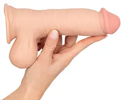 Реалістичний фалоімітатор Nature Skin з рухомою оболонкою - мініатюра 7