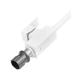 Змішувач для кухні Plamix Kubus-011 Set з підведенням white PM0674, Білий - мініатюра 7
