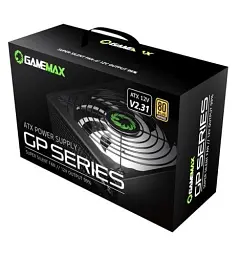 Блок живлення 650 Вт, GameMax GP-650, Black, 80+ Bronze, Active PFC, 14 см, 3xMolex / 5xSATA / 2x6+2-pin / 1x4+4-pin / 1x20+4-pin, захист OVP / UVP / SIP / OCP / OLP / OPP / SCP - мініатюра 5