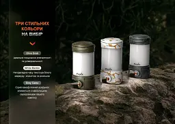 Кемпінговий ліхтар Fenix пластик, 66х59.5х114 мм, темно-зелений - мініатюра 11