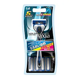 Бритва КАІ Axia тримач + леза 5 шт Kai razor