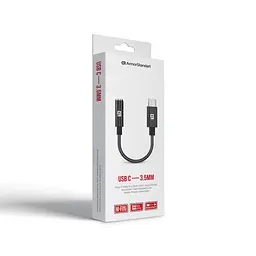 Кабель-перехідник ArmorStandart USB Type-C Male to 3.5mm (mini-Jack) Female Black (ARM76887) - мініатюра 2