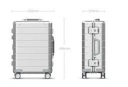 Валіза MiJia Metal Suitcase 2 BHR4012CN Silver - мініатюра 3