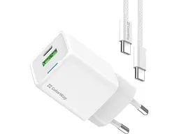Мережевий зарядний пристрій ColorWay C101A GaN Mini 20 W White (CW-CHS062PDC-WT)
