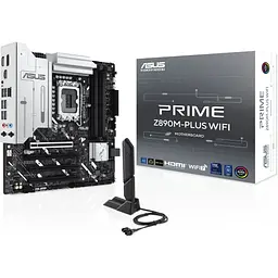 Материнська плата Asus Prime Z890M-PLUS WIFI s1851 Z890 4xDDR5 M.2 HDMI DP Wi-Fi mATX - мініатюра 9