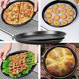 Форма для випікання піци з антипригарним/тефлоновим покриттям Ø 26 см, Kitchen Master Чорний 85947 - мініатюра 2