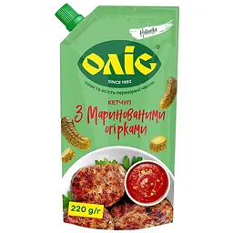 Кетчуп Оліс З маринованими огірками 220 г