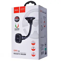 Холдер Hoco CA55 Astute series windshield car holder Чорний Сірий - мініатюра 2