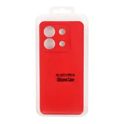 Чохол Silicone Cover з рамкою камери Xiaomi Redmi Note 13 Pro 5G/Poco X6 5G Red - мініатюра 4