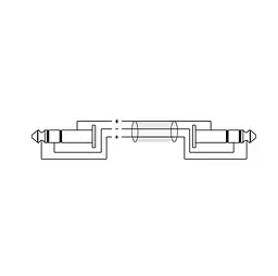 Балансный аудио кабель Jack 6.3 stereo — Jack 6.3 stereo Roxtone GMJ-J200-L5 5м - мініатюра 3