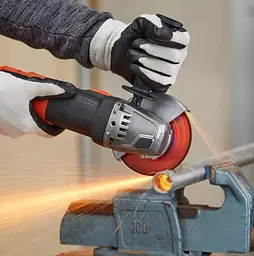 Шліфмашина кутова - болгарка мережева Black&Decker BEG220 - мініатюра 2