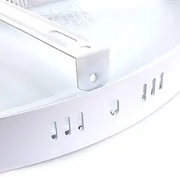 Стельовий світильник LEDUNI Downlight LED Круглий 12W 1200LM Теплий Білий 3000K IP20 Алюміній 161*28Hmm 2 шт. - мініатюра 4