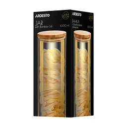 Ємність для сипучих продуктів ARDESTO Golden Moon 1000 мл (AR1310BLRG) - мініатюра 5