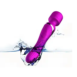 Вібратор B - Series Fox Dual Massager Pulsator 22.6 см (фіолетовий) - мініатюра 17