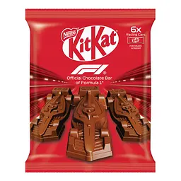 Шоколад молочний Kit Kat Racing Cars з какао, рисовими кріпсами та шматочками вафель 66 г