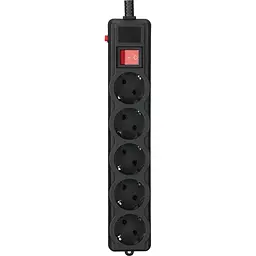 Мережевий фільтр Gembird SPG5-G-15B-PRO Black [142521]