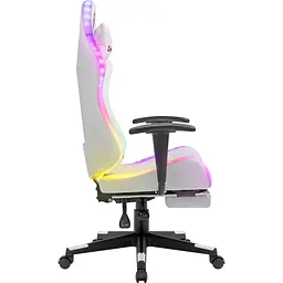 Крісло ігрове Defender Watcher 60 мм Клас 4 RGB ПУ біле - мініатюра 3