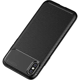 Чохол-накладка Toto TPU Carbon Fiber 1.5 mm Case Apple iPhone X/XS Black - мініатюра 4