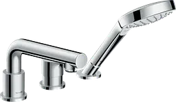 Змішувач Hansgrohe Talis S врізний на край ванни на 3 отвори 72417000 Хром