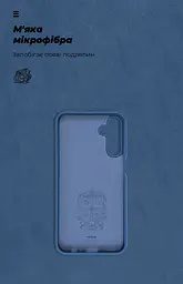 Чехол ArmorStandart ICON для Samsung A15 4G (A155) / A15 5G Dark Blue (ARM72485) - мініатюра 4