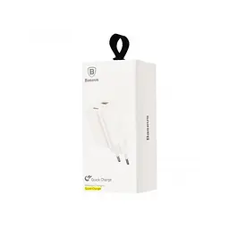 МЗП Baseus Charging Quick Charger Белый - миниатюра 2