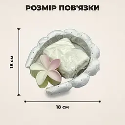 Пов'язка для волосся з заколкою, набір для вмивання та догляду за шкірою - мініатюра 3