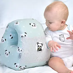 Подушка для годування Papaella Mini Панда, 28х30 см, м'ята (8-31999) - мініатюра 10
