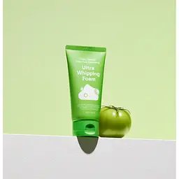 Пінка для очищення пір Green Tomato Deep Pore Cleansing Ultra Whipping Foam Sungboon Editor 120 г - мініатюра 3