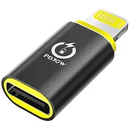 Перехідник USB-C F to Lightning M 30W black XoKo (AC-033)