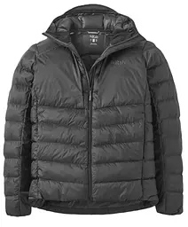 Чоловіча зимова куртка Rab Cirrus Ultra Hoody M Чорний