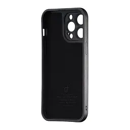 Чохол Jinduka Leather Protected Camera iPhone 14 Pro Max Black - мініатюра 3