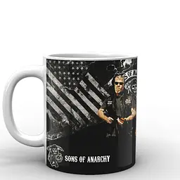 Кухоль GeekLand Сини Анархії Sons of Anarchy Джекс і Морроу SA.002.08 330 мл білий - мініатюра 2