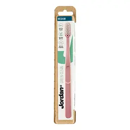 Зубная щетка Jordan Green Clean, средняя, розовый