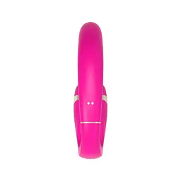 Вібратор Adrien Lastic My G із вакуумною стимуляцією клітора, 16х3.5 см рожевий - мініатюра 5