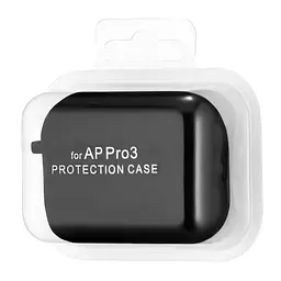 Чохол Silicone Case 2,5mm with microfiber for AirPods Pro 3 Black - мініатюра 2
